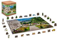Wooden city Dřevěné puzzle Palác Mirabell a Salzburský hrad 2v1, 1010 dílků EKO