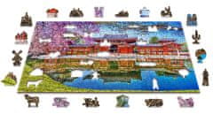 Wooden city Dřevěné puzzle Chrám Byodo-in, Kjóto, Japonsko 2v1, 505 dílků EKO