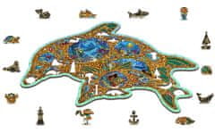 Wooden city Dřevěné puzzle Klenoty moře 250 dílků EKO