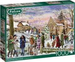 Falcon Puzzle Sváteční vesnice 1000 dílků
