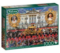 Falcon Puzzle Královnino Platinové výročí 1000 dílků