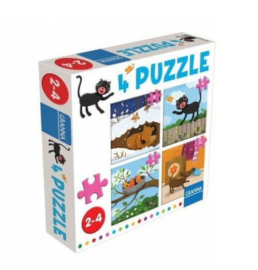 Granna 4 puzzle - kočka