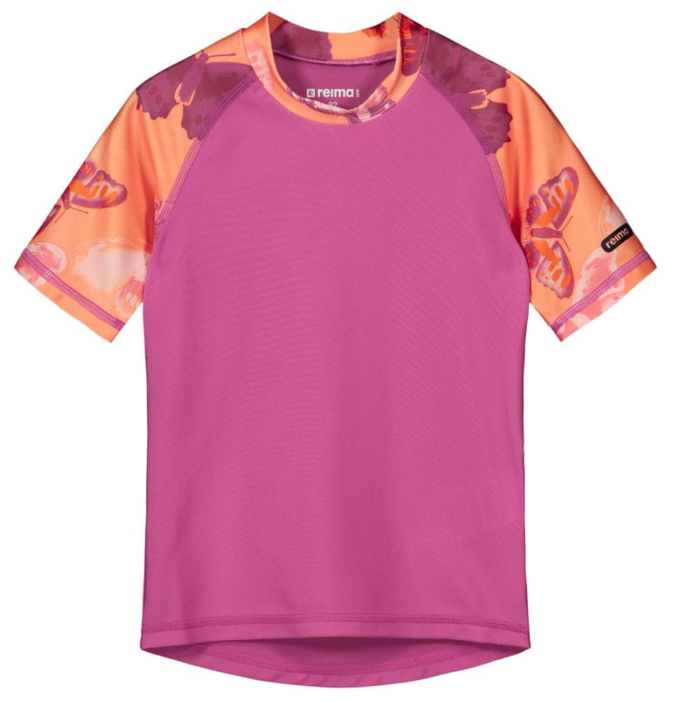 Reima dívčí plavkové tričko s UV filtrem 50+ Pulikoi 516566-3215 růžová 98
