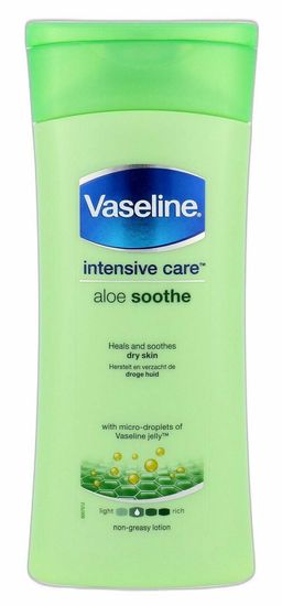 Vaseline 200ml intensive care aloe soothe, tělové mléko
