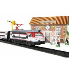 Pequetren PŘÍMĚSTSKÝ VLAK RENFE se stanicí a čepicí výpravčího - zánovní