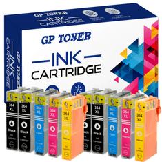 GP TONER 10x Kompatiblní inkoust pro HP 364XL Photosmart 5510 6510 D7680 B010a C309 eAIO 5510 6510 sada