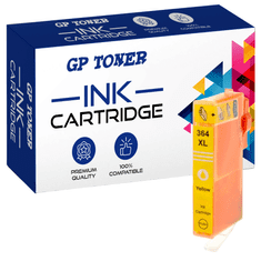 GP TONER Kompatiblní inkoust pro HP 364XL Photosmart 5510 6510 D7680 B010a C309 eAIO 5510 6510 žlutá