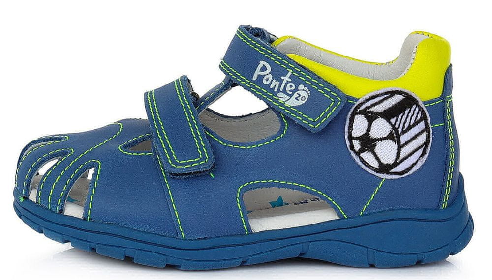 Ponte 20 chlapecké kožené sandály PS122-DA05-1-759A modrá 26