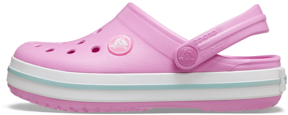 Crocs dívčí pantofle Crocband Clog Taffy Pink 207005-6SW/207006-6SW růžová 32/33