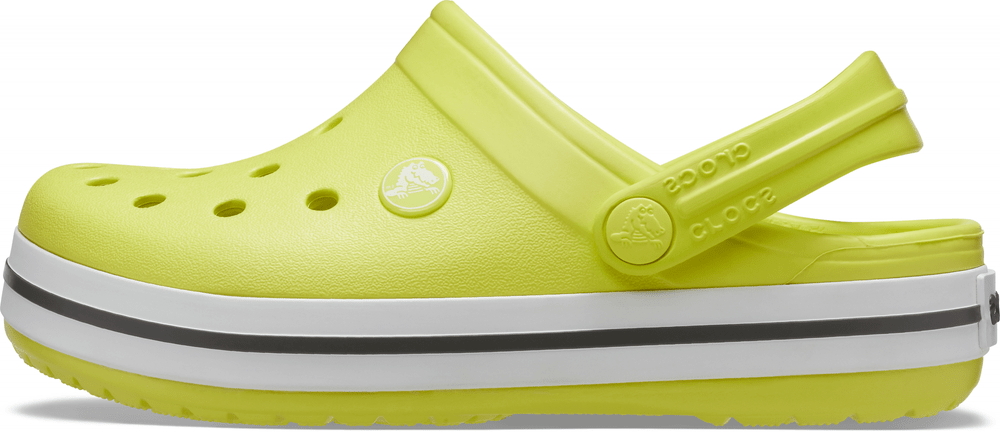 Crocs dětské pantofle Crocband Clog Citrus/Grey 207005-725/207006-725 žlutá 24/25