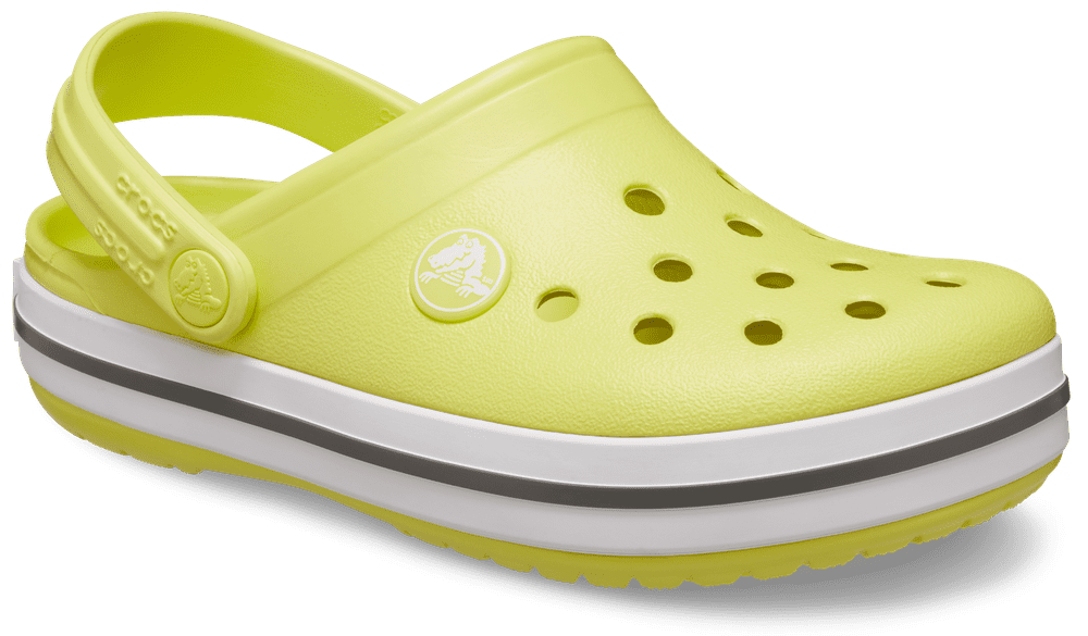 Crocs dětské pantofle Crocband Clog Citrus/Grey 207005-725/207006-725 žlutá 25/26