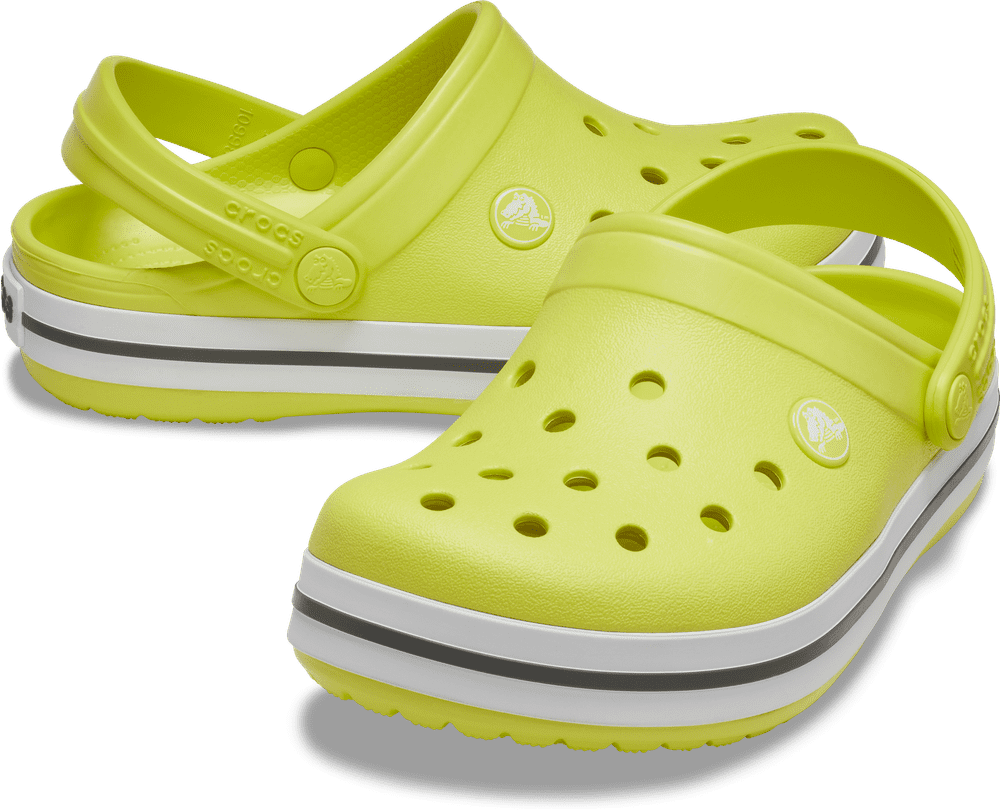 Crocs dětské pantofle Crocband Clog Citrus/Grey 207005-725/207006-725 žlutá 32/33