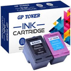 GP TONER Kompatiblní inkoust pro HP 303XL Envy Photo 6220 6230 6234 7130 7134 7834 Tango X černá + barevná