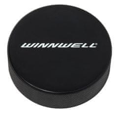 Winnwell Hokejový puk černý oficiální s logem (Barva: Černá)