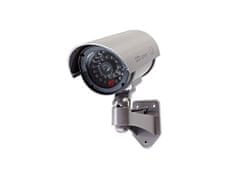Zaparkorun.cz Fiktivní CCTV monitorovací kamera, na baterie, stříbrná