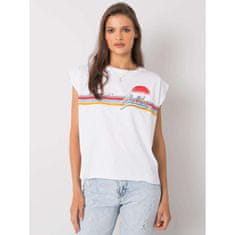 FANCY Dámské tričko s potiskem MALIBU bílé FA-BZ-7139.73P_367612 Univerzální