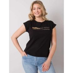 RELEVANCE Dámské tričko plus size ATRI černé RV-BZ-6656.79P_367076 Univerzální