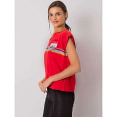 FANCY Dámské tričko s potiskem MALIBU červené FA-BZ-7139.73P_367610 Univerzální