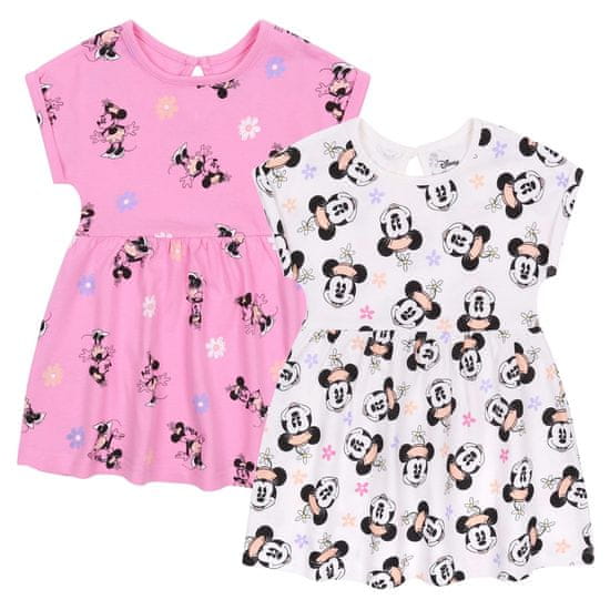 Disney 2x Minnie Mouse květinové dětské šaty DISNEY, OEKO-TEX