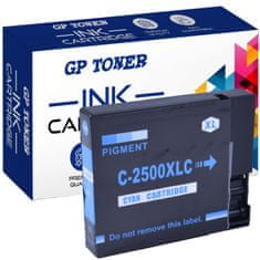 GP TONER Kompatiblní inkoust pro Canon PGI-2500XL Maxify iB4050 iB4150 MB5050 MB5150 MB5350 MB5450 azurová