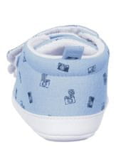 Sterntaler botičky baby chlapecké, textilní, světle modré tenisky, suché zipy, s motivem fotoaparátů 2302111, 20