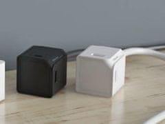 Allocacoc USBcube Original 4x USB-A síťová nabíječka se 4 USB zásuvkami, 3A, Bílá