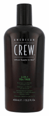 American Crew 450ml 3-in-1 tea tree, šampon