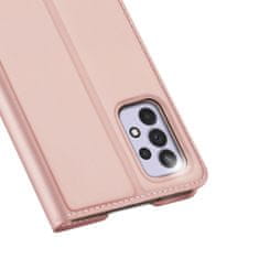 Dux Ducis Skin Pro knížkové kožené pouzdro na Samsung Galaxy A33 5G, růžové