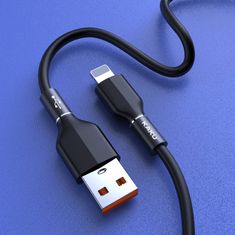 Kaku KSC-452 kabel USB / Lightning 3.2A 1.2m, černý