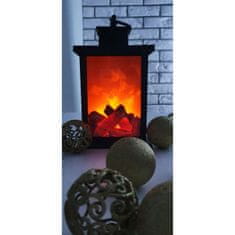 MG Lantern Fireplace LED lucerna, černý
