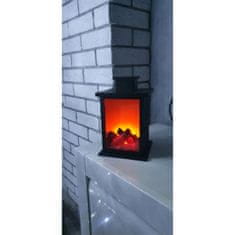 MG Lantern Fireplace LED lucerna, černý