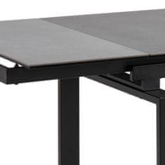 Design Scandinavia Jídelní stůl Hudde, 120-200 cm, černá