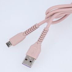 maXlife MXUC-04 microUSB kabel 1m OEM0100846 růžová