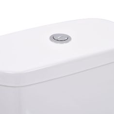 Greatstore Stojící WC s nádržkou funkce pomalého sklápění keramické bílé