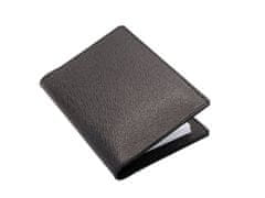 Finebook Černé kožené pouzdro SAFFIANO na zápisník či diář formát A5