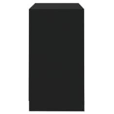 Greatstore Příborník černý 70 x 40 x 73,5 cm dřevotříska