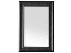 Beliani Černé nástěnné zrcadlo v dekorativním rámu 61 x 91 cm LUNEL