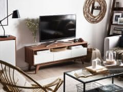 Beliani Televizní stolek se třemi skříňkami SYRACUSE