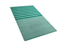 Beliani Zelený venkovní koberec 90x180 cm HALDIA