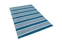 Beliani Modrý venkovní koberec 120 x 180 cm ELURU