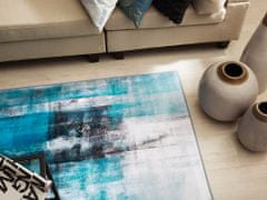 Beliani Modrý koberec 80 x 150 cm TRABZON