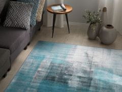 Beliani Modrý koberec 140 x 200 cm TRABZON