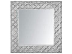 Beliani Nástěnné stříbrné zrcadlo 80 x 80 cm EVETTES