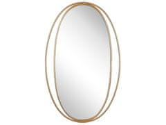 Beliani Nástěnné zlaté zrcadlo BESSON