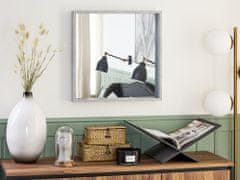 Beliani Nástěnné zrcadlo 50 x 50 cm šedé BRIGNOLES