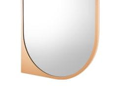 Beliani Nástěnné zrcadlo 65 x 90 cm zlaté HIREL