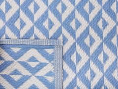 Beliani Venkovní koberec 120 x 180 cm modrý BIHAR