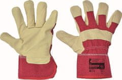 Cerva Group Kožené kombinované pracovní rukavice Jay, mechanické - univezální