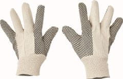 Cerva Group Pracovní rukavice s PVC terčíky Osprey, mechanické - univezální
