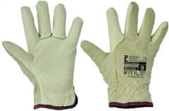 Cerva Group Zimní celokožené pracovní rukavice Heron Winter, chladuodolné